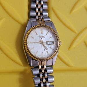 Seiko Gold and Silver Quartz Watch
